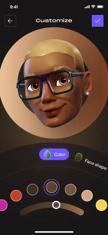 Genies - avatar features